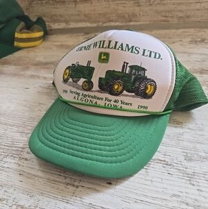 Vintage John Deere 1990 Snap Back Trucking Hat